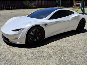 2020 tesla roadster des véhicules voiture électrique roadster2 3d print model - Mito3D