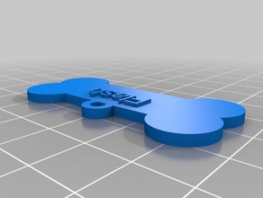 meine angepasste pet-id-tag Knochen Haustiere 3d print model - Mito3D