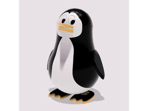 pingüino las esculturas cifras penguinday worldpenguinday wpd 3d print model - Mito3D