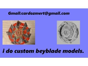beyblade modelo 3d impressão 3d print model - Mito3D