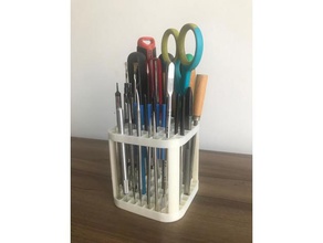 outil stylo porte-crayon les titulaires boîtes bureau de l'organisateur porte-stylo porte-outil 3d print model - Mito3D
