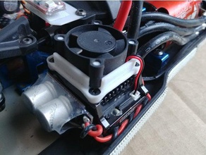 20 25 mm ventilateur adaptateur rc véhicules 3d print model - Mito3D