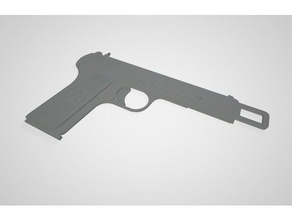 car seat belt lock buckle tt-33 soviet pistol parts 3d print model - Mito3D