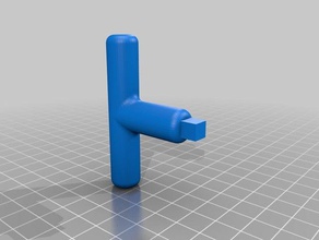 shower drain plug tool cover 3d print model - Mito3D