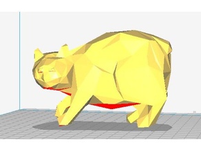 low poly manx mao animaux cat de chat gato katze chaton kitty meow modèle 3d print model - Mito3D