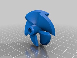 rubber band submarine propeller 3d print model - Mito3D