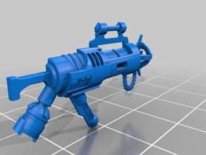 space zombies lightning gun games necron necrons warhammer 40k 3d print model - Mito3D