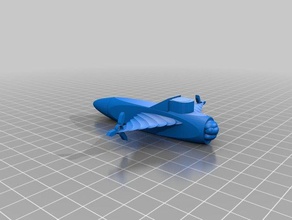 keanu avion 3d l'impression 3d print model - Mito3D