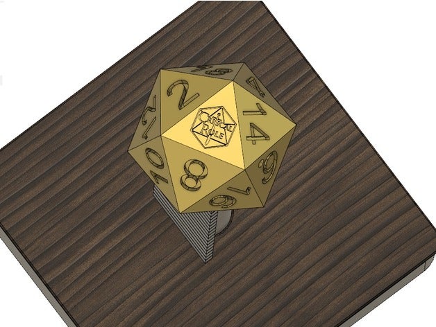 table top turn tower games critical role dice dnd dungeons dragons initiative tabletop gaming tracker 3D print model - Mito3D