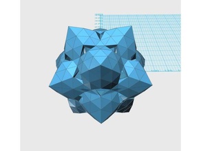 convex geodesic 5v pattern15 math art 3d print model - Mito3D