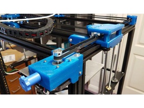 tronxy x5s belt geometry aligned screw adjust motor mounts 3d printer parts adjustable stepper mount 3d print model - Mito3D