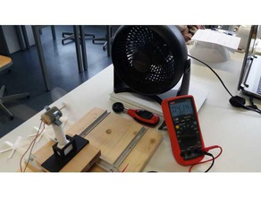 rüzgar enerjisi türbini öğrenme 5volt eğitim elektrik mühendislik fan jeneratör yeşil enerji lise orta okulu mini motor pervane yenilenebilir okul buhar teknoloji yeldeğirmeni 3d print model - Mito3D