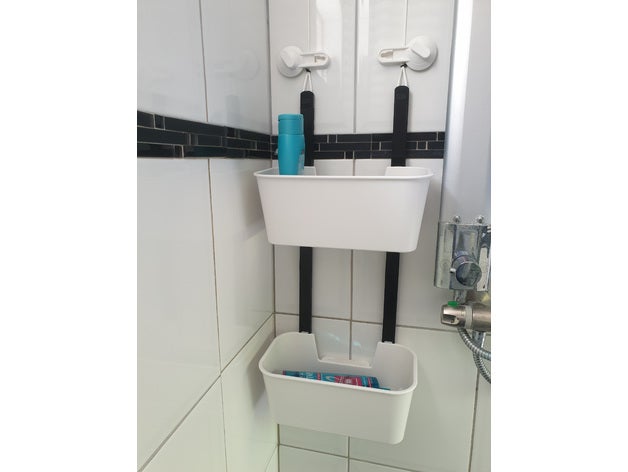 add-on hang makecake&rsquos stugvik shower rack bathroom 3D print model - Mito3D