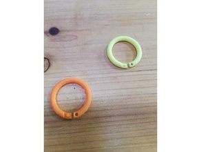 argola anillo 3d impresión 3d print model - Mito3D