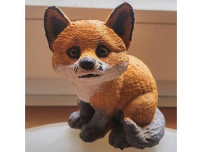 little fox scans replicas 3d animal 3d print model - Mito3D