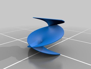 riemann yüzeyi arcsin matematik sanat 3d print model - Mito3D