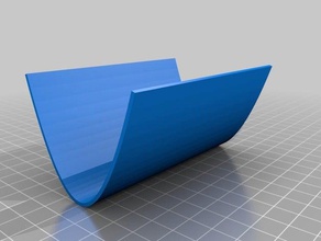 PARABOLISCHER Zylinder math Kunst 3d print model - Mito3D