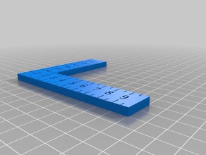 90 Grad-Skala 8x10 cm aktualisiert 3d Drucker Teile Grad Lineal Winkel überprüfen Winkel-checker square-Lineal Messung-tool rechten checker Winkel-Skala tools 3d print model - Mito3D