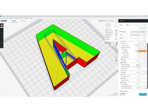 alphabet Buchstaben 3d hohlen Dekor 3d print model - Mito3D