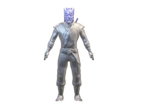 blue spirit avatar 3d stampa 3d print model - Mito3D