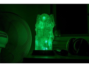 stand cthulu lamp 3d print model - Mito3D