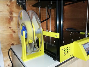 spulenhalter f&uumlr saphir 3d de l'imprimante accessoires filament support bobine 3d print model - Mito3D