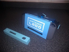 labo vr headset de diapositivas con estilo video juegos nintendo interruptor 3d print model - Mito3D