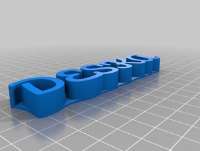 meine angepassten text andere 3d print model - Mito3D