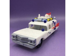 ecto ghostbusters car toys games multicolor 3d print model - Mito3D