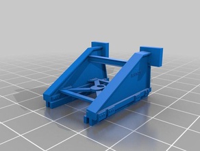 rawie type friction buffer stop 3d printing model trains 3d print model - Mito3D