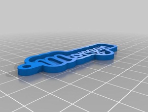 morgan llaveros personalizado 3d print model - Mito3D