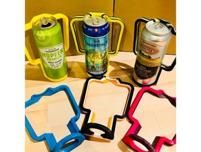 cerveja pode lidar com copa-edição 50cl alimentos bebida 3d print model - Mito3D