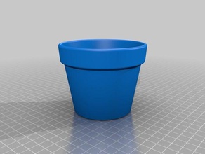 flower pot outdoor garden customized 3d print model - Mito3D