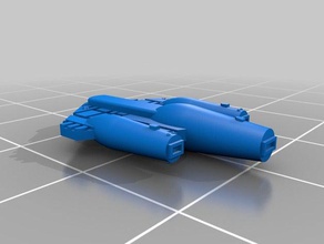 concordium destruidor brinquedos jogos scifi starship 3d print model - Mito3D