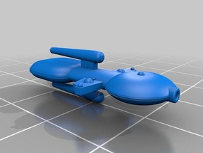 lagarto destruidor brinquedos jogos scifi starship 3d print model - Mito3D