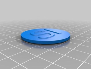 moneda suerte si no coins badges 3d print model - Mito3D