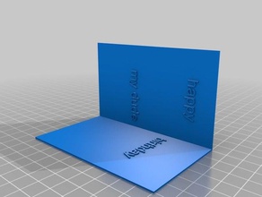 card learning 3d print model - Mito3D