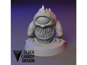 one eyed gnaw beast toy game accessories 28mm cave dnd fantasy frostgrave goblin greenskin miniature mordheim rpg tabletop wargaming warhammer 3d print model - Mito3D
