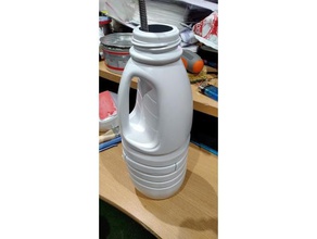 mezclador de poliéster relleno la botella leche art herramientas 3d print model - Mito3D