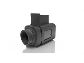 goproblad concepto de la cámara gopro sesión hasselblad hasselblad500 3d print model - Mito3D