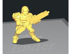 41st district space police games 40k 3d print model - Mito3D