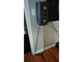 minimalist speaker stand decor 3d print model - Mito3D