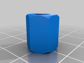 écrou support de bobine pièces personnalisé 3d print model - Mito3D