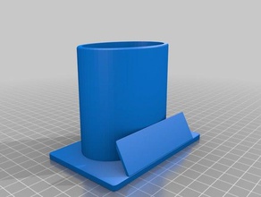 nametag pencil holder 3d printing 3d print model - Mito3D