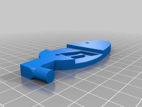 manuel lockpick silah Anahtarlık kilit sistemleri 3d print model - Mito3D