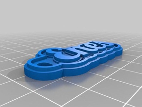 enes Anahtarlık özelleştirilmiş 3d print model - Mito3D