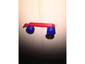 doorknob secure latch door enclosure 3d print model - Mito3D