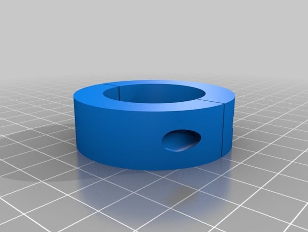 mi dividir personalizado dejar de collar 2 partes 3D print model - Mito3D