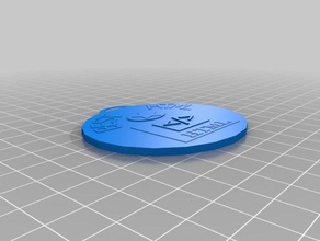 medalla mejor html 3d l'impression 3d print model - Mito3D
