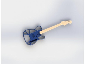 telecaster guitar music electric fender gibson guitars musical instrument stratocaster useful 3d print model - Mito3D